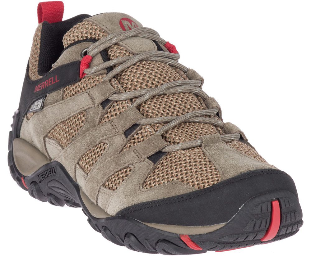 Merrell Sneakers Brown - Alverstone Waterproof - Mens 15DHKLCTX